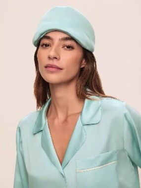 3/$15 Eberjey Inez Washable Silk Eye Mask - Mint